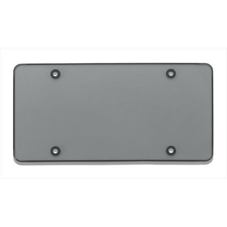 STRIKE3 Tuf Flat Novelty License Plate shield; Smoke ST55976